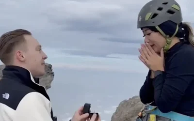 Πρόταση γάμου στην κορυφή του Ολύμπου: Είπε το 'ναι' στα 2.918 μέτρα υψόμετρο