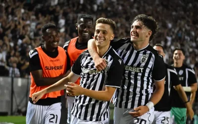 ΠΑΟΚ – Ντιναμό Κιέβου 2 - 0: Κωνσταντέλιας με δύο γκολάρες σφράγισε την πρόκριση