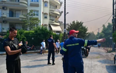 Φωτιά στην Περιφερειακή Αιγάλεω: Μήνυμα 112 για εντολή εκκένωσης σε περιοχές του Χαϊδαρίου. Εκκένωση του ΨΝΑ στο Δαφνί