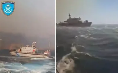 Φωτιά στο Ρέθυμνο: Απεγκλωβισμός 17 ατόμων από τον Άγιο Παύλο. Συγκλονιστικό βίντεο