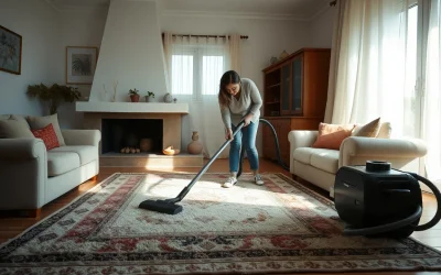 Καθαριστής χαλιών εξηγεί γιατί το συχνό σκούπισμα καθυστερεί την ανάγκη για βαθύ καθάρισμα