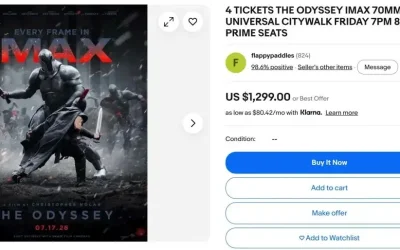 Οδύσσεια: Η ταινία του Νόλαν προκαλεί «υστερία» στις ΗΠΑ – Απίστευτες τιμές εισιτηρίων έως 1.400 δολάρια