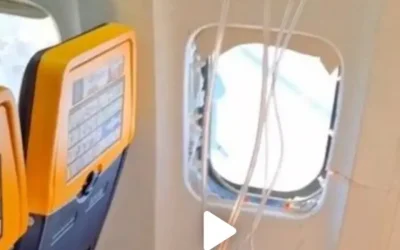 Θρίλερ σε πτήση Ryanair από Θεσσαλονίκη για Μόναχο: Σπασμένο παράθυρο και τραυματισμός επιβάτη