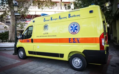 78χρονος έπεσε από τρίτο όροφο πολυκατοικίας στη Χαλκίδα