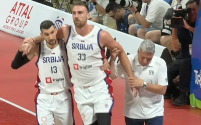 Ανησυχία σε Σερβία και Ολυμπιακό μετά τον τραυματισμό του Νίκολα Μιλουτίνοφ