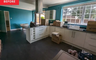Από τιρκουάζ σε μοντέρνα: Πώς τρία DIY projects μεταμόρφωσαν μια κουζίνα