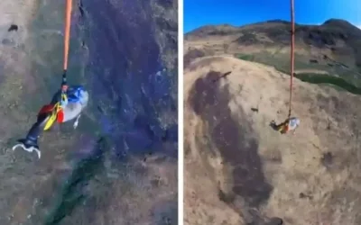 Ασυνήθιστη διάσωση αγελάδας 700 κιλών με ελικόπτερο στα Πυρηναία