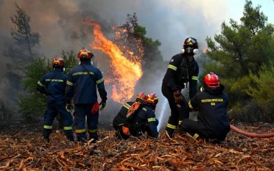 Φωτιά: Αναζωπυρώσεις σε Κιθαιρώνα, Πόρτο Γερμενό και Μέγαρα
