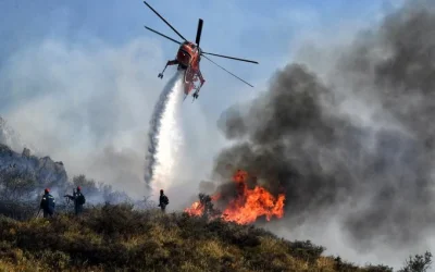 Υψηλός κίνδυνος πυρκαγιάς σήμερα: Θερμοκρασίες κοντά στους 40 βαθμούς. Η πρόγνωση για τις επόμενες ημέρες
