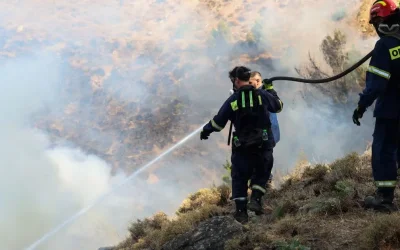 Φωτιά σε αγροτοδασική έκταση στο Παραλίμνιο Σερρών: Άμεση κινητοποίηση των αρχών