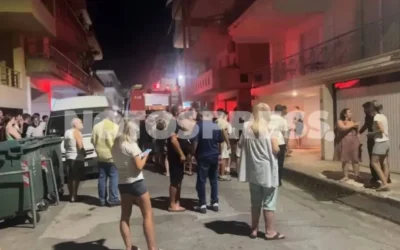 Φωτιά σε διαμέρισμα στη Σπάρτη: Ένοικοι εγκλωβίστηκαν από τους καπνούς