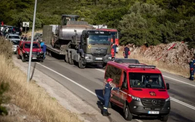 Φωτιές σε δασικές και αγροτοδασικές εκτάσεις σε Μεσσηνία και Αιτωλοακαρνανία