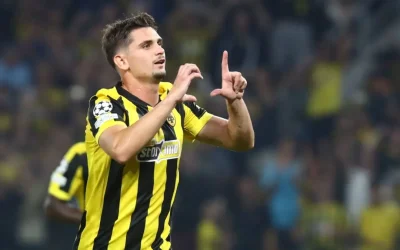 Η ΑΕΚ ανέβασε τον δείκτη του σκορ στο 4-0 με εύστοχο πέναλτι του Μαρίν