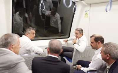 Η επέκταση του μετρό Θεσσαλονίκης προς Καλαμαριά και το πρώτο δρομολόγιο με τον πρωθυπουργό