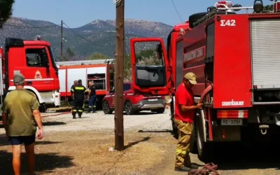 Η πυροσβεστική δύναμη παραμένει στην Κασσάνδρα Χαλκιδικής
