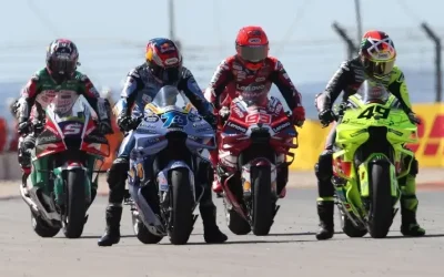 Η σειρά εκκίνησης του αγώνα MotoGP στο Άραγκον