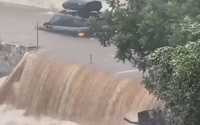 Σαρωτικό μπουρίνι στη Μάνη: 141 χιλιοστά βροχής, 2.000 κεραυνοί και σοβαρές καταστροφές