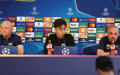 Λάζαρος Ρότα: «Όνειρο κάθε παιδιού το Champions League, πρέπει να δώσουμε την ψυχή μας»