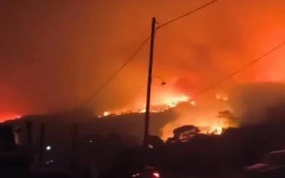 Συναγερμός από το Megafire στο Πόρτο Γερμενό: Καίγονται σπίτια