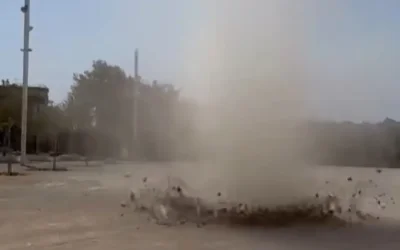 Μικρός θερμικός στρόβιλος έκανε την εμφάνισή του στο ΟΑΚΑ