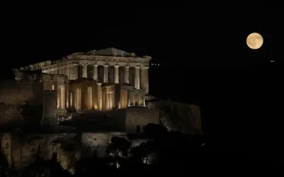 Πανσέληνος Αυγούστου: Το «Φεγγάρι του Οξύρρυγχου» φώτισε τον ελληνικό ουρανό