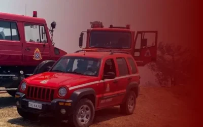 Πολλαπλά μέτωπα πυρκαγιών σε εξέλιξη σε Λήμνο και Κάρυστο, εν μέσω καύσωνα