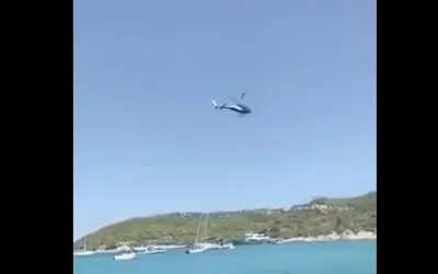 Σύλληψη επιβάτη ελικοπτέρου στις Σπέτσες μετά τον εντοπισμό ναρκωτικών