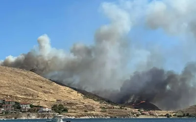 Συνελήφθη αντιδήμαρχος στη Λήμνο για την πυρκαγιά στο Θάνος