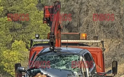 Θανατηφόρο τροχαίο στη Μάνδρα: Μετωπική σύγκρουση δύο ΙΧ – Ένας νεκρός