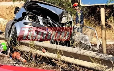 Τραγωδία στην Αχαΐα: 25χρονη απανθρακώθηκε σε τροχαίο δυστύχημα