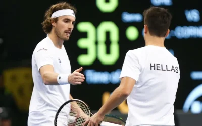 Davis Cup: Ήττα στο διπλό για την Ελλάδα και προβάδισμα για τη Σλοβακία