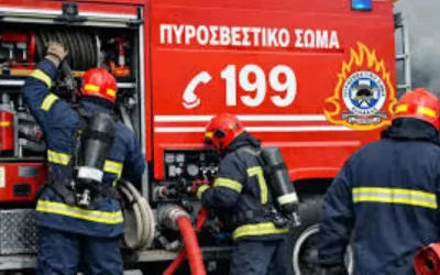 Φωτιά σε αγροτοδασική περιοχή της Νέας Μάκρης, κοντά στο Ζούμπερι