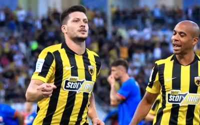 Η ΑΕΚ νίκησε τον Βόλο ELABET με δύο γκολ του Γιόβιτς