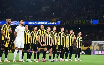 Η ΑΕΚ στην 30ή θέση του Champions League σύμφωνα με το Football Meets Data