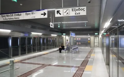 Κλειστός ο σταθμός «Αγίας Σοφίας» του Μετρό Θεσσαλονίκης λόγω καπνών