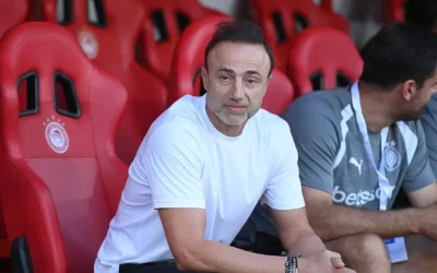 Ο Χρήστος Κόντης αποθέωσε τους παίκτες του ΟΦΗ μετά τη νίκη επί του Ολυμπιακού