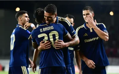 Ο Ολυμπιακός επικράτησε της ΑΕΛ με 4-0 στο κύπελλο Ελλάδας