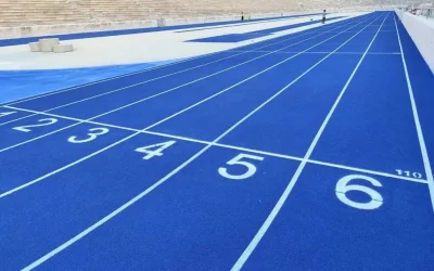 Ολοκληρώθηκε η διαγράμμιση του νέου αγωνιστικού τάπητα στο Καλλιμάρμαρο