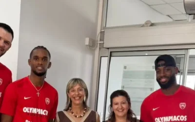 Ολυμπιακός: Επίσκεψη παικτών στην Παιδοογκολογική Μονάδα της Λευκωσίας