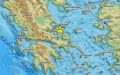 Σεισμός 4,3 Ρίχτερ στη βόρεια Εύβοια, αισθητός σε Αττική και Αθήνα