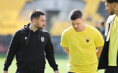 Σέρβοι διεθνείς της Super League και πρώην «πράσινος» σε κοινή φωτογραφία