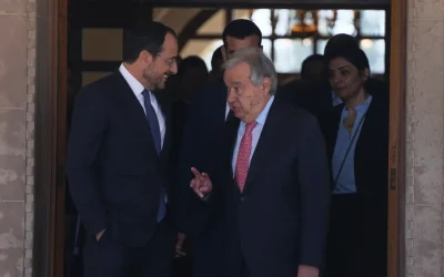 Συνάντηση Χριστοδουλίδη – Γκουτέρες για το Κυπριακό εν μέσω τουρκικής αποχώρησης