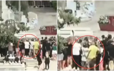 Θαυμαστές του Γιώργου Μαζωνάκη πάτησαν σε μνήμα που κατέρρευσε