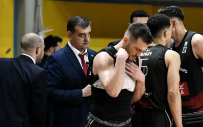 Το κλειστό «Σιδέρης Καραδήμας» έτοιμο για τον αγώνα Βίκος Ιωαννίνων – Ολυμπιακός