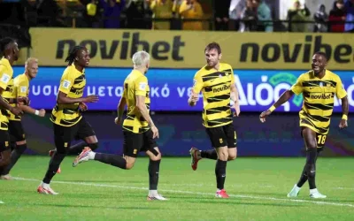 Άρης – Βόλος Elabet 3-2: Νίκη για τους «κίτρινους» σε χορταστικό ματς