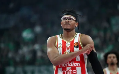 Ερυθρός Αστέρας - Εφές 77-72: Πρώτη νίκη στη Euroleague, αγωνία για τον Τζέιμς
