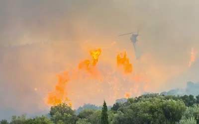 Φωτιά στη Ροδόπη: Υπό έλεγχο η πυρκαγιά στην Κασσιτερά