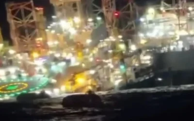 Γκαμπόν: Βυθίστηκε πλατφόρμα γεώτρησης με 115 επιβαίνοντες – Ένας νεκρός και τέσσερις αγνοούμενοι