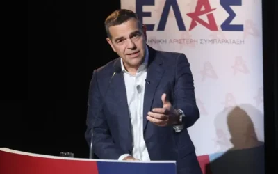 Η ΕΛΑΣ ξεκινά την προεκλογική της εκστρατεία με περιοδείες και αιχμές κατά κυβέρνησης και αντιπολίτευσης
