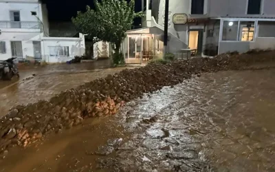 Η κακοκαιρία επιμένει στην Κρήτη: Δύσκολη νύχτα με πλημμύρες και ζημιές